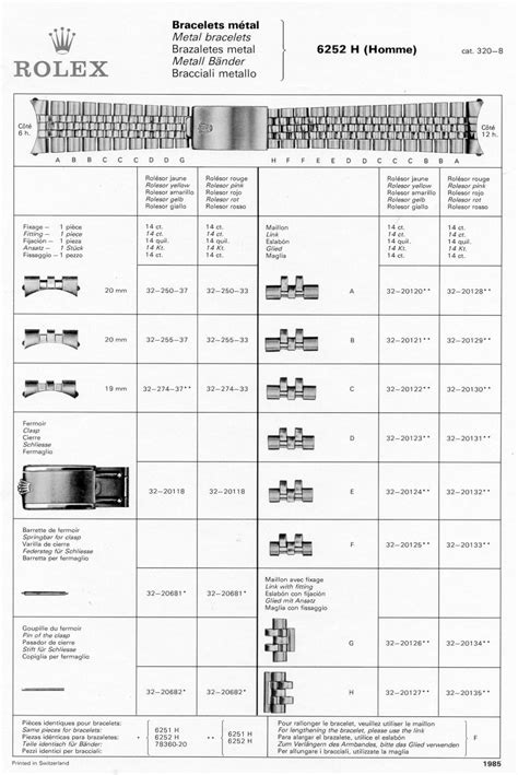 ladies rolex model 78343|Rolex bracelet size chart.